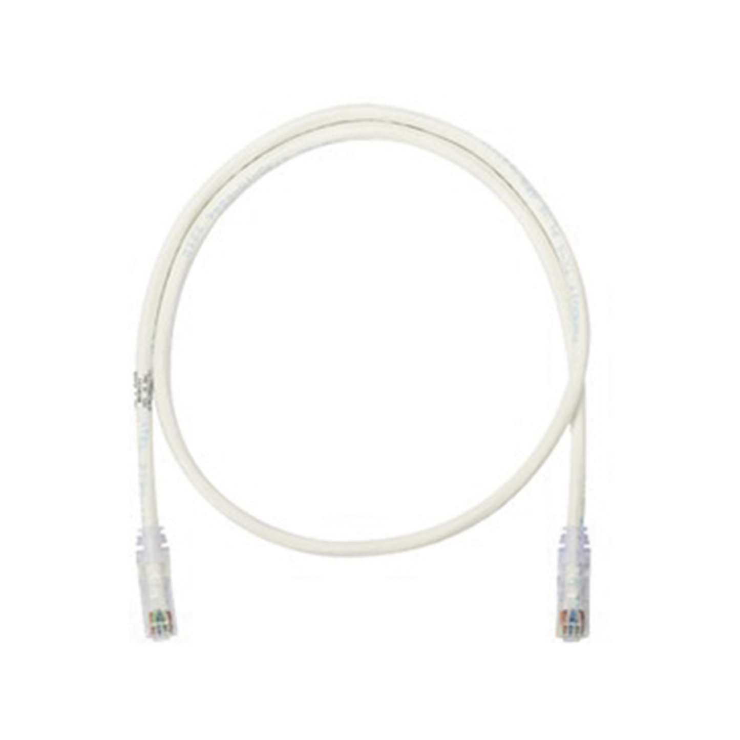 Cable de Parcheo UTP Categoría 6, con Plug Modular en Cada Extremo - 0.3 Metros (1 Pie) - Blanco
