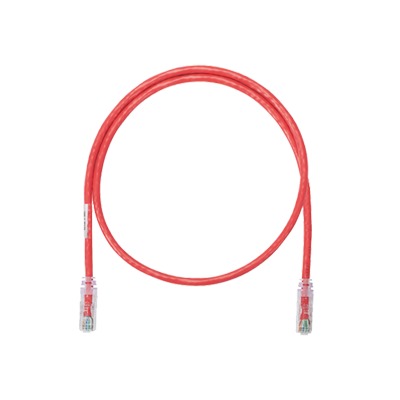 Cable de Parcheo UTP Categoría 6, con Plug Modular en Cada Extremo - 2 Metros (6.56 Pies) - Rojo