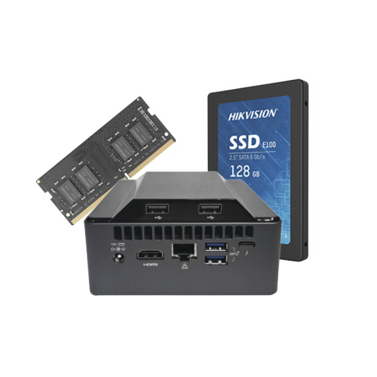 Intel Nuc Kit / Estación de Trabajo Básica / Core i7 / 10 Generación / RAM 8GB / SSD 128GB