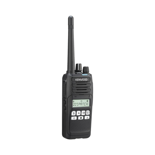 Radio portátil UHF 450-520 MHz, Digital DMR-Analógico, Intrínsecamente Seguro, 5 Watts, 260 Canales, Roaming, Encriptación, GPS*, Inc. antena, batería, cargador y clip