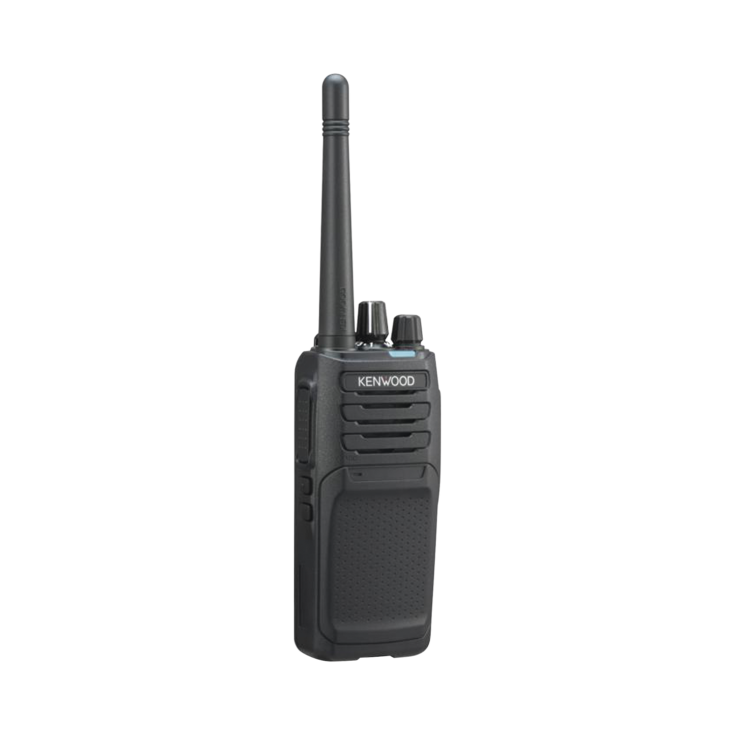 Radio portátil UHF 400-470 MHz, Digital NXDN-Analógico, 5 Watts, 64 Canales, Roaming, Encriptación, GPS*, Inc. antena, batería, cargador y clip