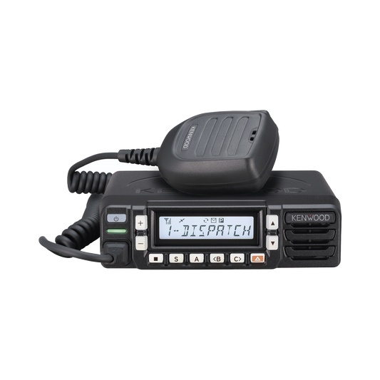Radio móvil VHF 136-174 MHz, Digital DMR-Analógico, 50 Watts, 260 Canales, Pseudotrunking, Encriptación, IP54, MIL-STD-810, GPS, Incluye accesorios de instalación