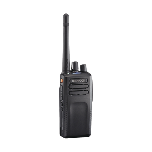 Radio portátil VHF 136-174 MHz, 64 Canales, Digital NXDN-DMR-Análogo, GPS, Bluetooth, IP67, 2 Pines, Inc. Batería-Antena-Cargador-Clip.