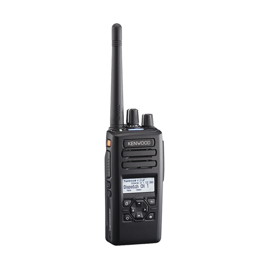 Radio portátil UHF 400-520 MHz, 260 Canales, Digital NXDN-DMR-Análogo, GPS, Bluetooth, IP67, 2 Pines, Intrínsecamente Seguro, Inc. Batería-Antena-Cargador-Clip