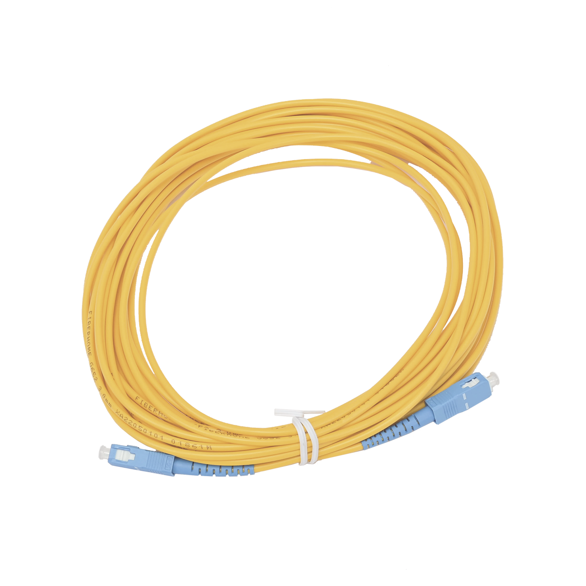 Jumper de Fibra Óptica Simplex, Monomodo, con Conectores SC/UPC-SC/UPC, de 10 Metros (32.81 Pies)