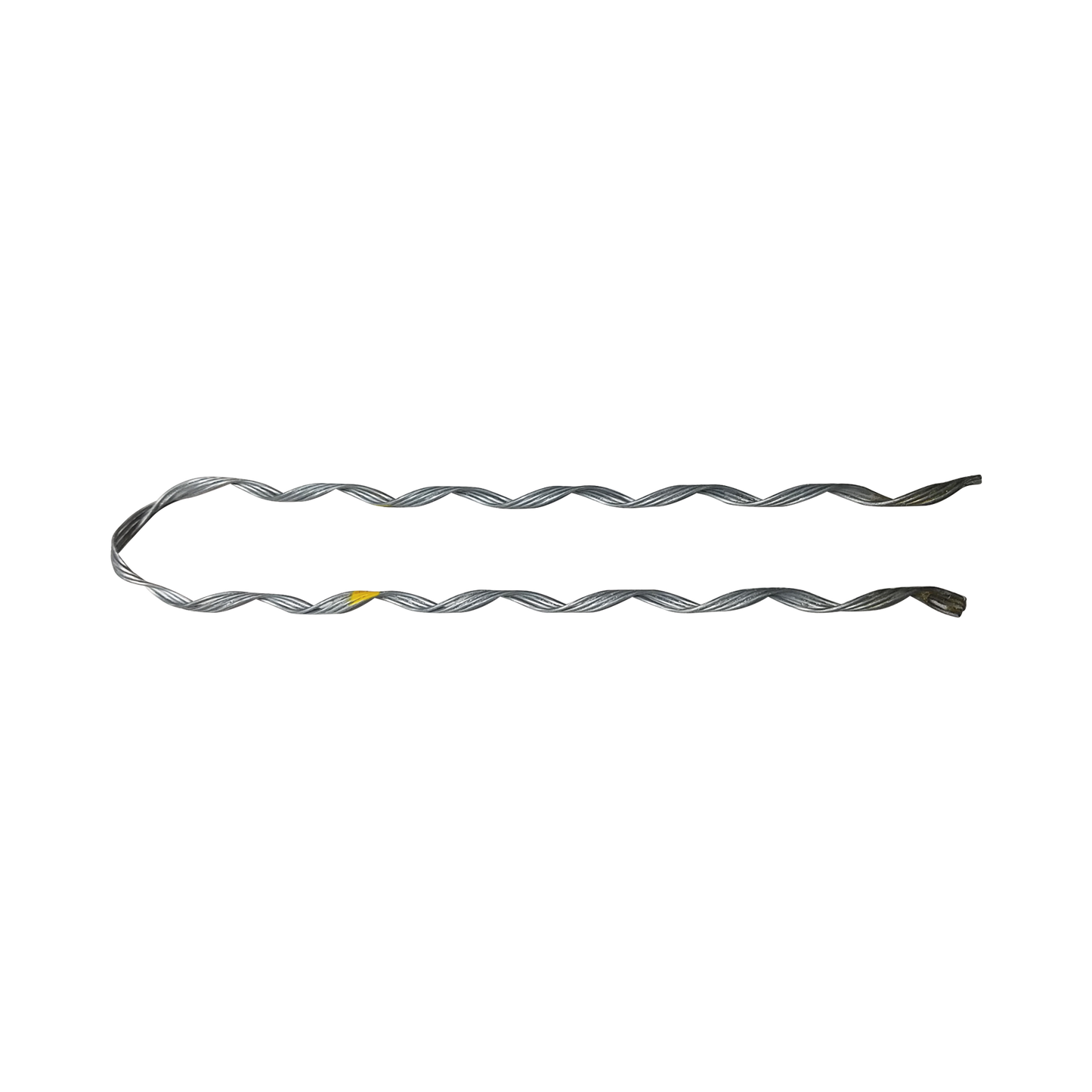 Remate Preformado de Acero Galvanizado para Fibra Mini-ADSS de 24 hilos SPAN 120 metros, diámetros 7.5 - 8 mm