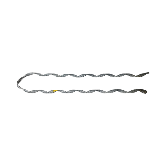 Remate Preformado de Acero Galvanizado para Fibra Mini-ADSS de 24 hilos SPAN 120 metros, diámetros 7.5 - 8 mm