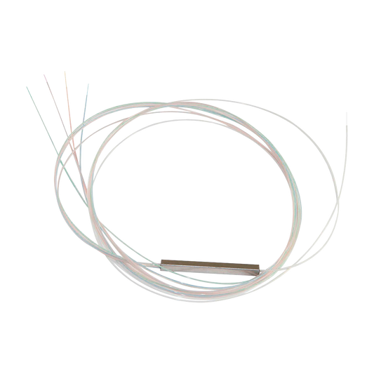 Splitter (Divisor Óptico) Tipo PLC, de 1x4, para Fusión (Sin Conectores)