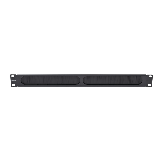 Tapa Ciega para Rack de 19in, Tipo Cepillo de Nylon, para Paso de Cables y Mejor Manejo Térmico, Color Negro, 1UR