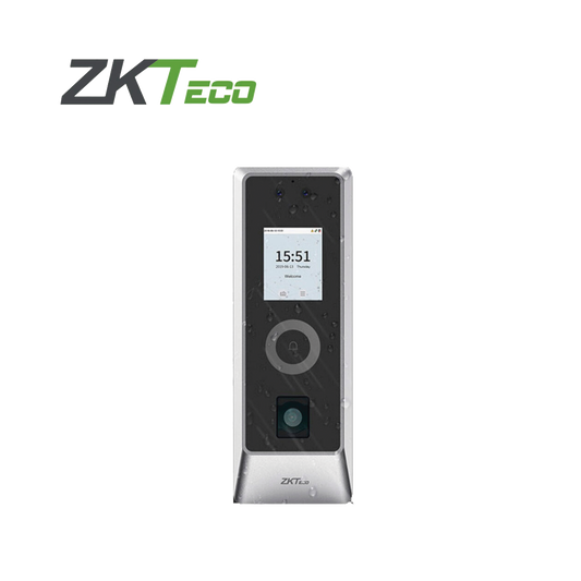 Lector Autonomo de Reconocimiento Facial y Huella Digital para Exterior