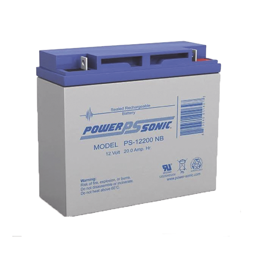 Batería 12V, 20AH, Para Respaldo, Tecnologías AGM/VRLA, 5 Años Vida Útil, Terminales NB, Reconocida UL