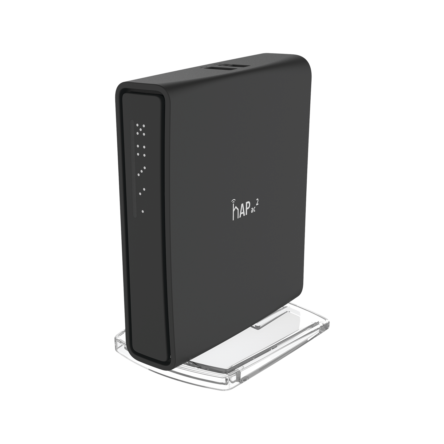 (hAP ac2) 5 Puertos Gigabit Ethernet, 1 puerto USB, Doble Banda 802.11 b/g/n/ac, antena de 2.5 dBi hasta 500 mW de Potencia