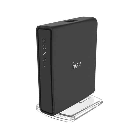 (hAP ac2) 5 Puertos Gigabit Ethernet, 1 puerto USB, Doble Banda 802.11 b/g/n/ac, antena de 2.5 dBi hasta 500 mW de Potencia