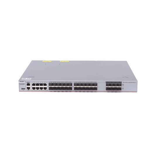 Switch Core Administrable Capa 3 con 8 puertos Gigabit, 24 SFP y 8 SFP+ Combo para fibra 10Gb, gestión gratuita desde la nube.
