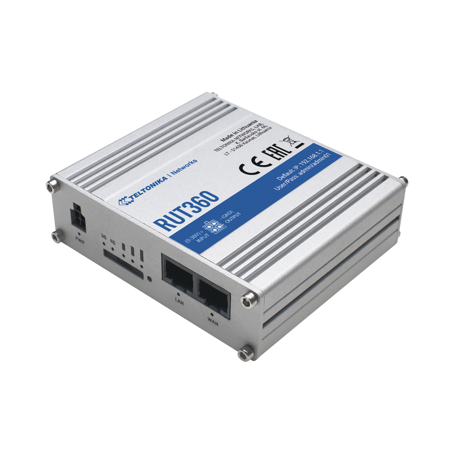 Router Industrial 4G LTE CAT6, WiFi 2.4GHz , Bandas: B2, B4, B5, B7, B12, B13, B25, B26, B29, B30, B66