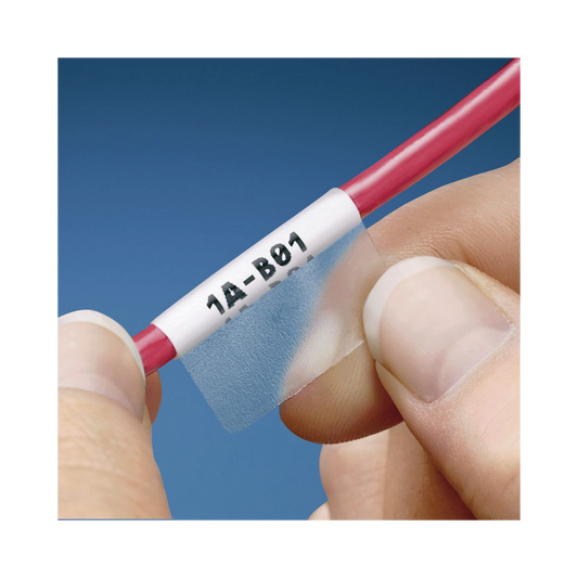 Hojas con 1000 Etiquetas Auto-Laminadas para Impresora Láser/Inyección de Tinta, para Cables de 6.1 a 12.2 mm de Diámetro (8 - 4 AWG)