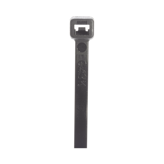Cincho de Nylon 6.6 StrongHold™, 533mm largo x 7.6mm ancho, Color Negro Exterior, Resistente a Rayos UV, Paquete de 100pz