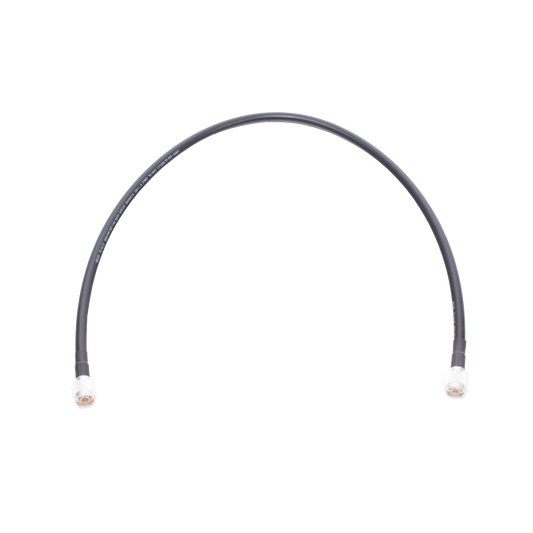 Jumper de 85 cm. con Cable Coaxial LMR400 conectores BNC / N.