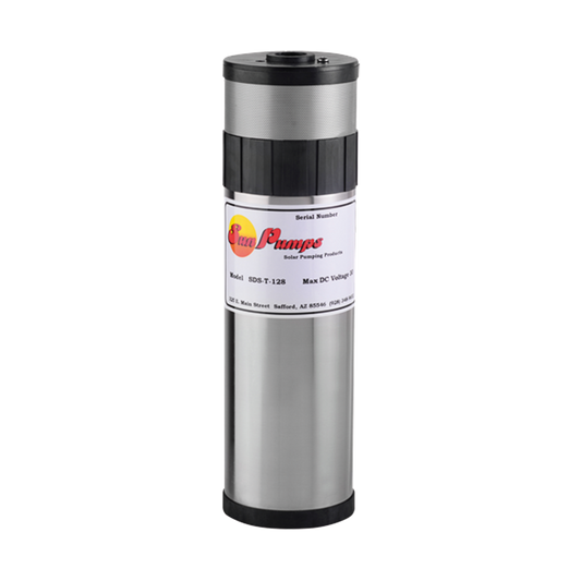 Bomba Solar Sumergible para agua, carga dinámica hasta 70m,descarga de 1/2 pulgada, 7.6 Lpm max