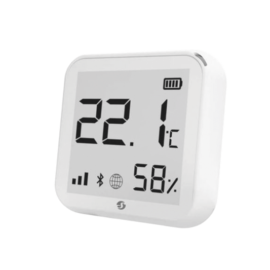 Sensor Inteligente de Humedad y Temperatura con pantalla de 2 colores / WIFI / Residencial / Nube P2P y lectura local/ Nest / Alexa