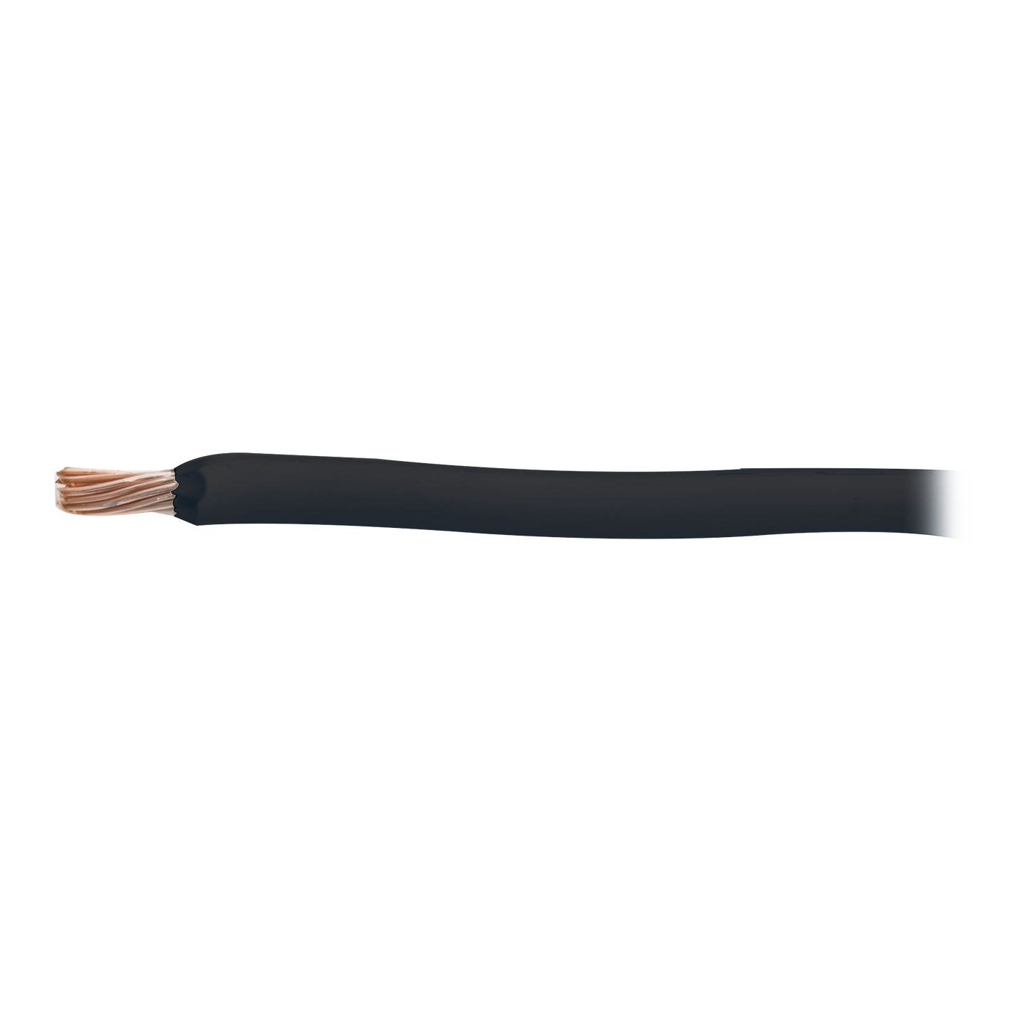 Cable Eléctrico de Cobre Recubierto THW-LS Calibre 14 AWG 19 Hilos Color Negro (100 Metros) (328.08 Pies)