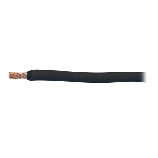 Cable de Cobre Recubierto THW-LS Calibre 1/0 AWG 19 Hilos Color Negro (500 metros).