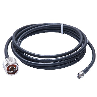 Jumper de 2 Metros (6.56 Pies) con Cable RG-58U-SYS Conector N Macho a SMA Macho