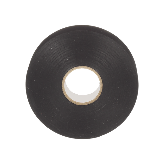 Cinta Eléctrica STRONGHOLD para Aislar, de PVC, Uso Profesional en Construcción Eléctrica, Grosor 0.18mm (7 mil), Ancho 19mm, y 20m Largo, Color Negro.