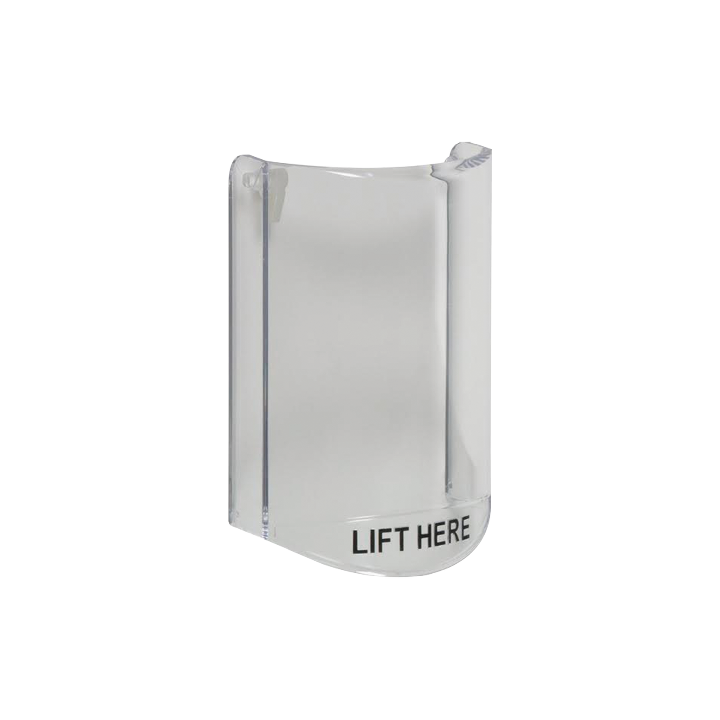 Cubierta Protectora De Policarbonato, Súper Resistente, Sin Sonido, Texto En Ingles, Para Botones Multiusos Serie Stopper® Station De STI