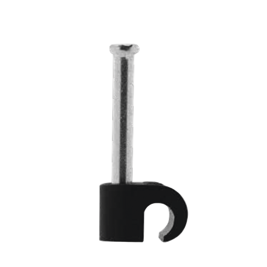 Grapa negra para Fibra óptica redonda de 3 mm (100pzs) (3101-00400)