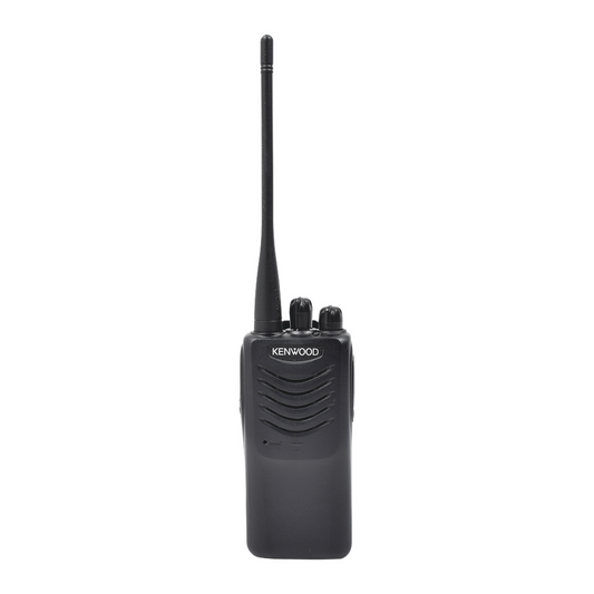 Radio portátil UHF 440-480 MHz, práctico y ligero, MIL-STD-810, 16 Canales, DTMF, IP54, VOX, Scan, Incluye antena, batería, cargador y clip