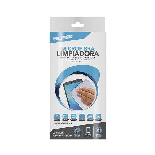 Toallitas Secas Electrostáticas de 30x30 cm (11.81 x 11.81 Pulgadas), Especial para Limpiar Superficies Delicadas Sin Rayarlas (Paquete con 2 Piezas)