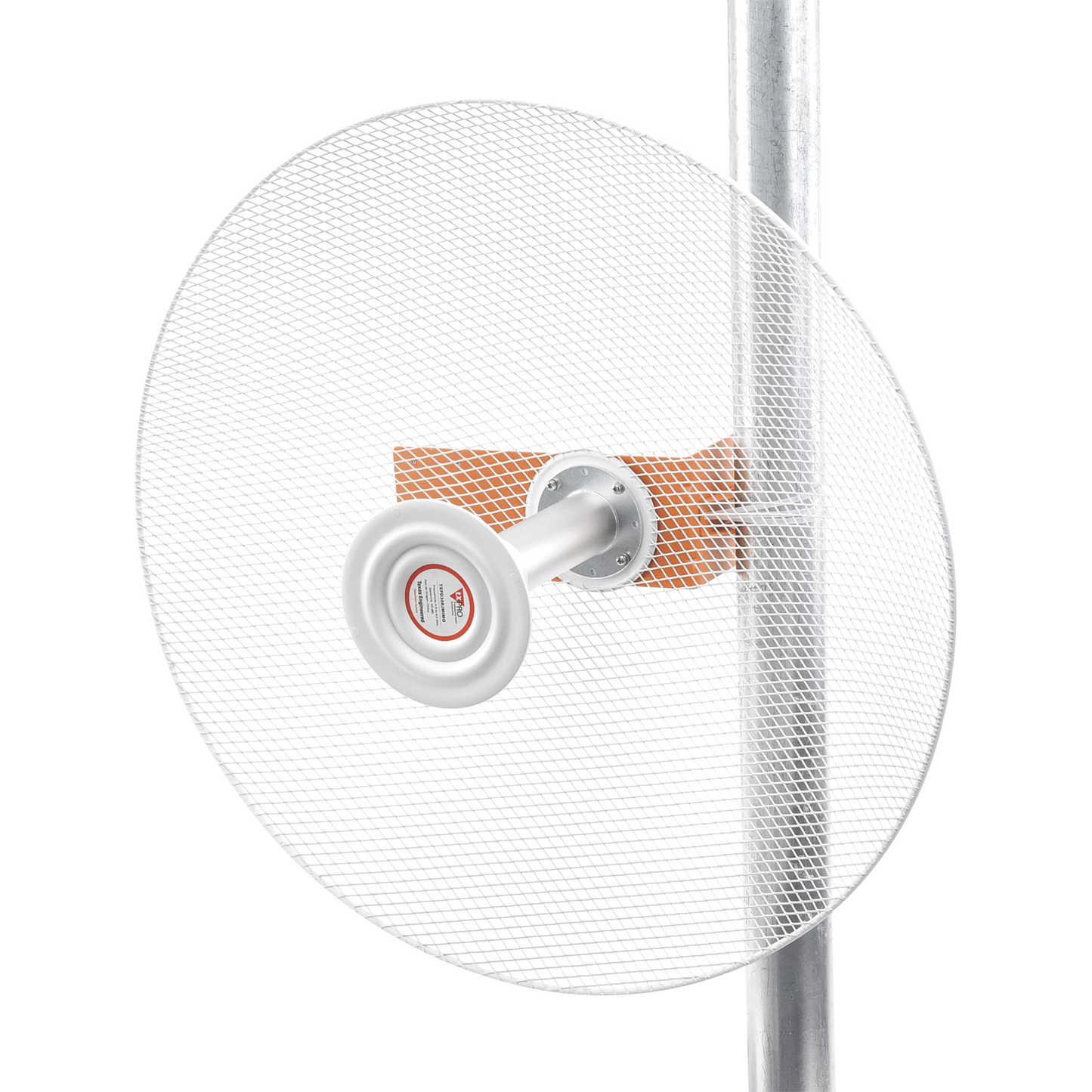 Antena direccional de alta resistencia la viento, Ganancia de 34 dBi,  frecuencia (4.9 - 6.5 GHz), Conectores N-hembra, Polarización doble, incluye montaje para torre o mástil