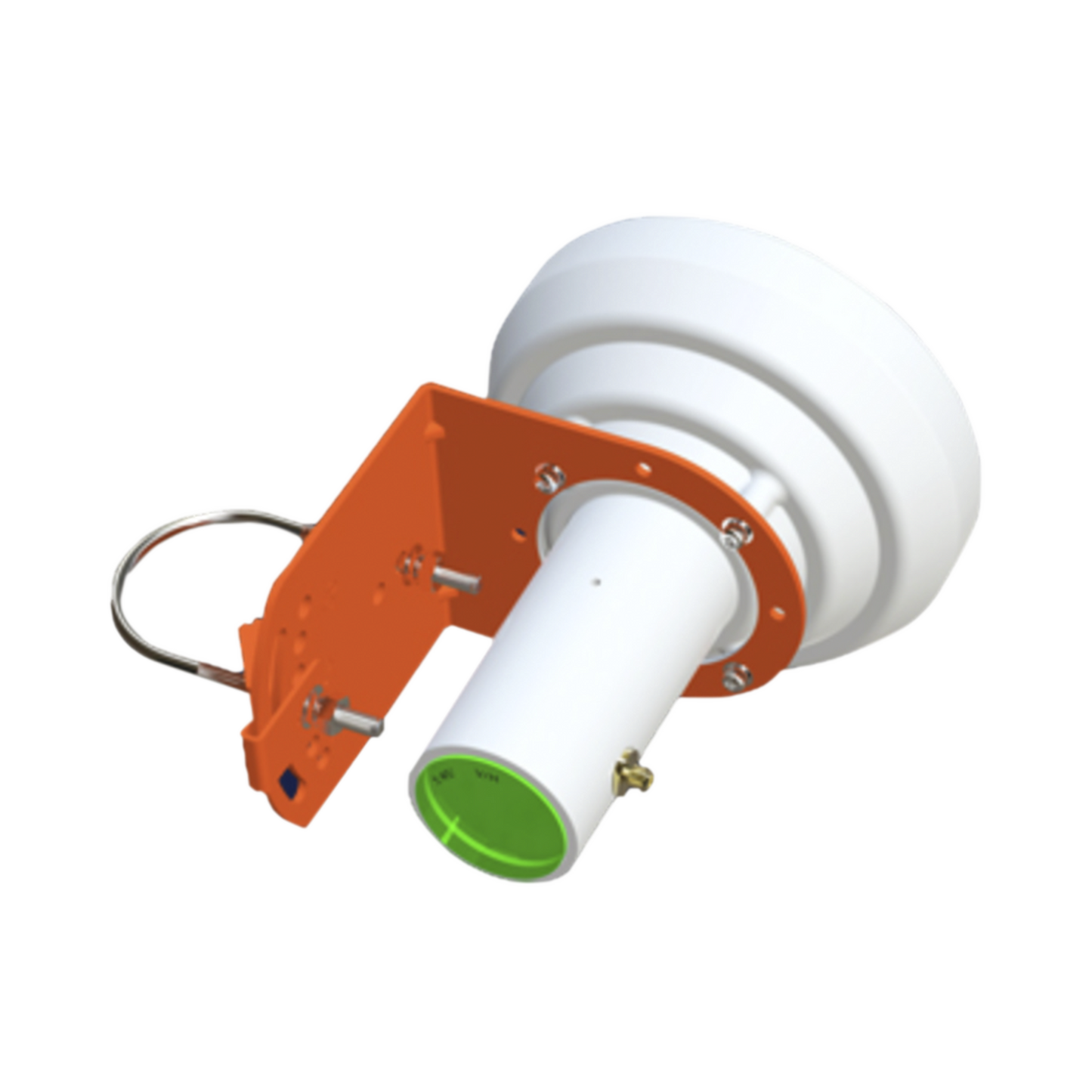 Antena Tipo Horn de 45 °, 15 dBi, 4.9 - 7GHz, Ideal para ambientes de alto ruido,  Tipo de conector RPSMA, con montaje y jumpers incluidos