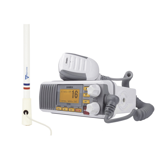 Kit de radio UM385 y Antena marina TX-5206-SYS