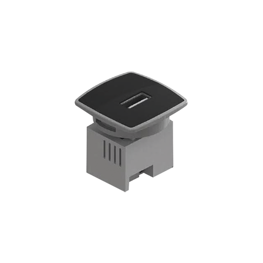 Caja Mini USB Charger, Color Negro 1 Puerto USB