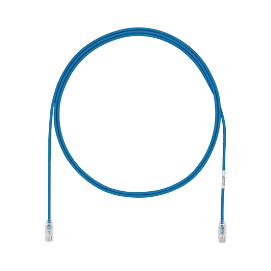 Cable de Parcheo UTP Cat6A, CM/LSZH, Diámetro Reducido (28AWG), Color Azul, 17 Metros (55.77 Pies)
