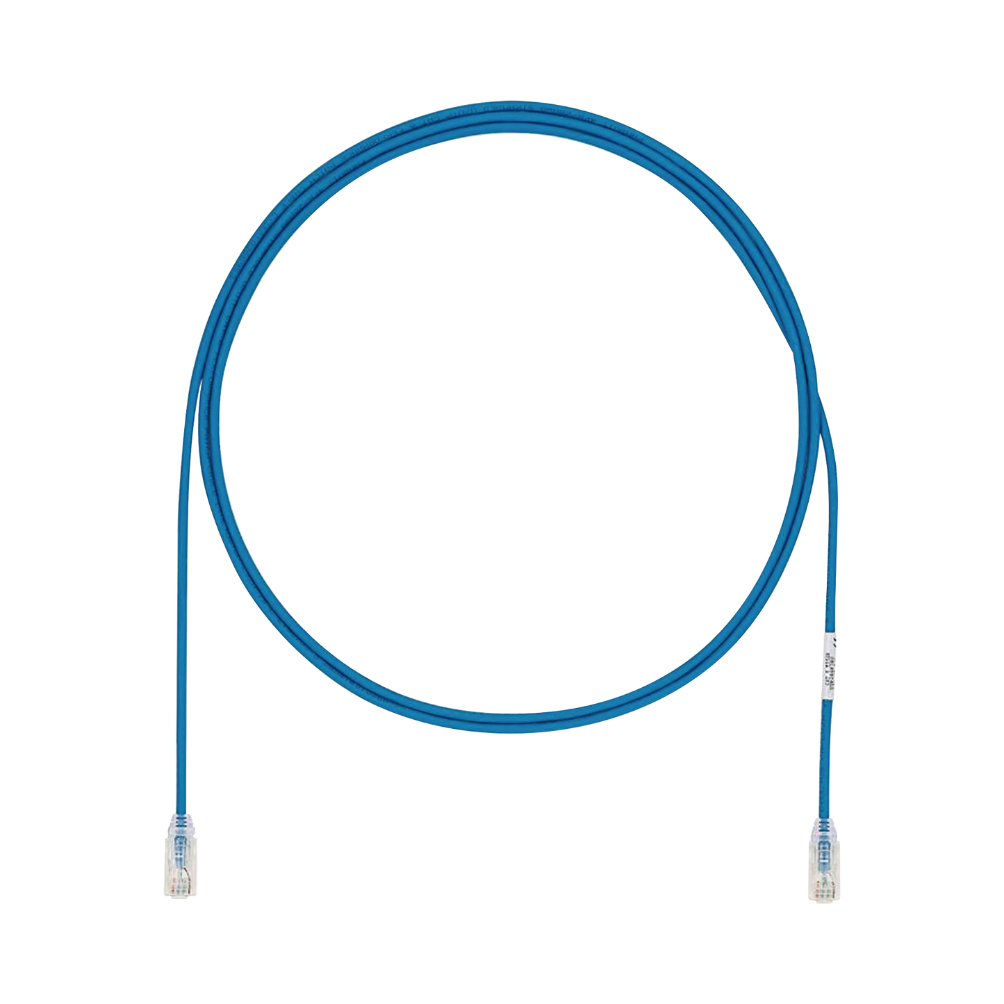 Cable de Parcheo UTP Cat6A, CM/LSZH, Diámetro Reducido (28AWG), Color Azul, 1.52 Metros (5 Pies)