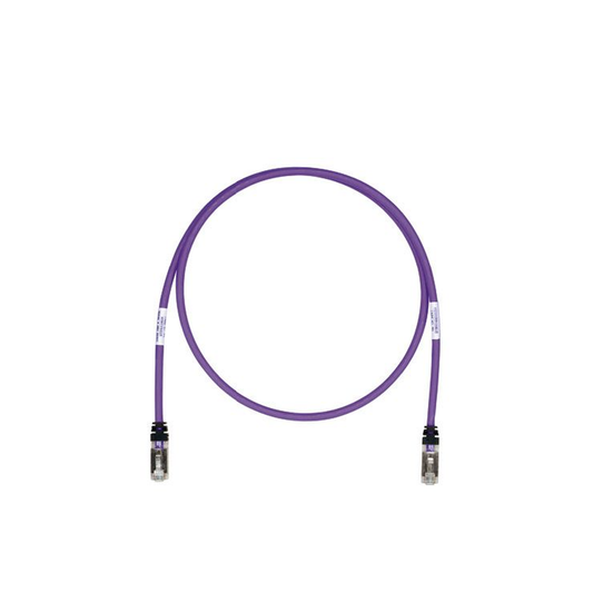 Cable de Parcheo UTP, Cat6A, 24 AWG, CM, Color Violeta, 4.57 Metros (15 Pies)