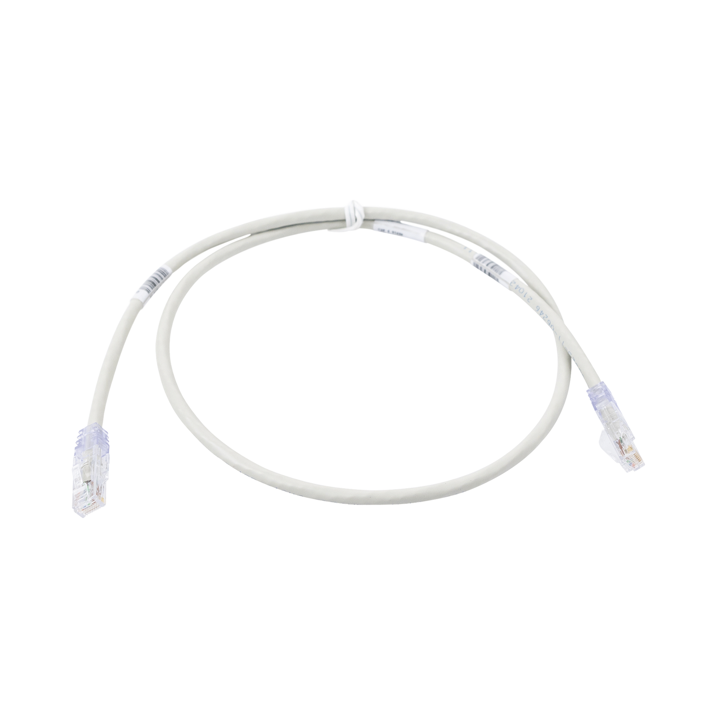 Cable de Parcheo TX6, UTP Cat6, 24 AWG, CM, Color Gris, 0.91 Metros (3 Pies)