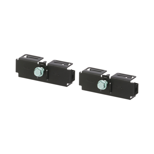 Kit de 2 Clips para Unión de Charolas Wyr-Grid de Panduit, Compatible con 8 y 12 in de Ancho, Color Negro