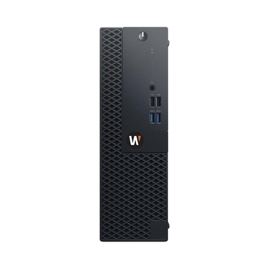 Estación de trabajo cliente Wave con 4 salidas de vídeo Intel Core i7 (12th Gen), 16GB RAM, 256 SSD, Windows 10, Nvidia Quadro T400 GPU